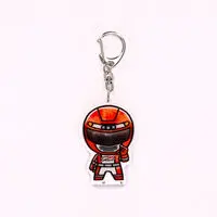Super Sentai Series All Red Deformed Acrylic Charms - Premium Bandai Limited - GoGo Sentai Boukenger / Bouken Red