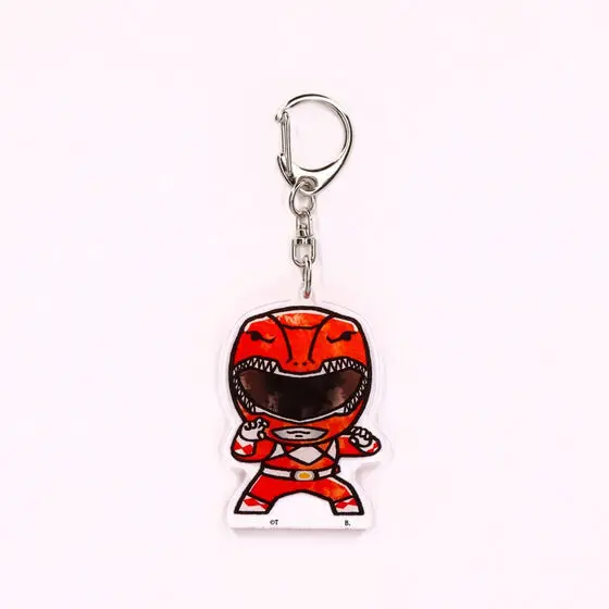 Super Sentai Series All Red Deformed Acrylic Charms - Premium Bandai Limited - Kyōryū Sentai Zyuranger / TyrannoRanger