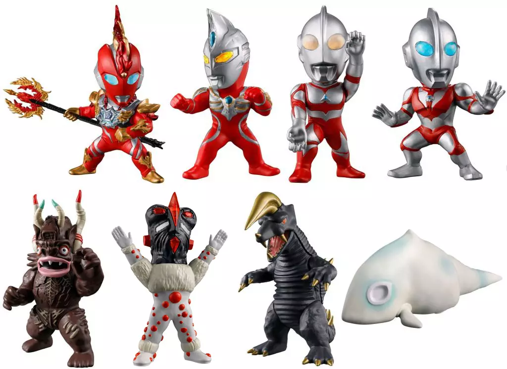 Converge Motion Ultraman - Ultraseven / Gavadon & Black King & Alien Nackle & Miclas