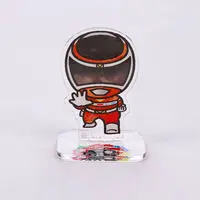 Super Sentai Series All Red Deformed Acrylic Stand - Premium Bandai Limited - Denji Sentai Megaranger / MegaRed