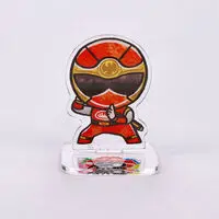 Super Sentai Series All Red Deformed Acrylic Stand - Premium Bandai Limited - Ninpu Sentai Hurricaneger / HurricaneRed