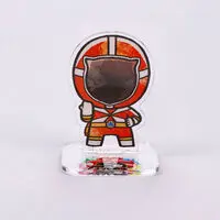 Super Sentai Series All Red Deformed Acrylic Stand - Premium Bandai Limited - Kyukyu Sentai GoGoFive / GoRed