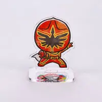 Super Sentai Series All Red Deformed Acrylic Stand - Premium Bandai Limited - Mahou Sentai Magiranger / MagiRed