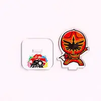 Super Sentai Series All Red Deformed Acrylic Stand - Premium Bandai Limited - Mahou Sentai Magiranger / MagiRed