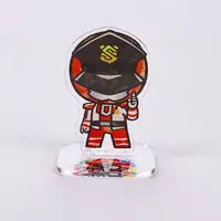 Super Sentai Series All Red Deformed Acrylic Stand - Premium Bandai Limited - Kaitou Sentai Lupinranger VS Keisatsu Sentai Patranger / Patren 1gou