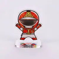 Super Sentai Series All Red Deformed Acrylic Stand - Premium Bandai Limited - Kagaku Sentai Dynaman / DynaRed