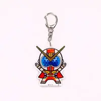 Super Sentai Series All Red Deformed Acrylic Charms - Premium Bandai Limited - Kikai Sentai Zenkaiger / Zenkaizer