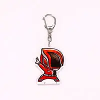 Super Sentai Series All Red Deformed Acrylic Charms - Premium Bandai Limited - Tokusou Sentai Dekaranger / DekaRed