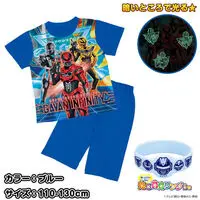 Kids Clothes - Luminous Pajamas - Premium Bandai Limited - Super Space Sheriff Gavan Infinity Size-120