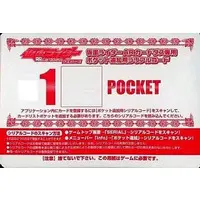 (仮面ライダーARカードダス専用ポケット追加用シリアルコード 1POCKETS)