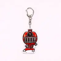 Premium Bandai Limited - Super Sentai Series All Red Deformed Acrylic Charms - Ressha Sentai ToQger / ToQ 1gou