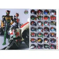 Plastic Folder - Stationery (集合(3人)/オールライダー A4クリアファイル 「仮面ライダーぴあ」BOOKSHOP限定購入特典)