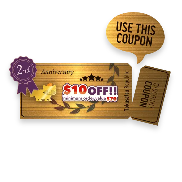 2nd Anniv. $10 Discount Coupon (Expiration date: 2026-07-21)