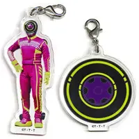 Key Chain - Bakuage Sentai Boonboomger / Bun Violet