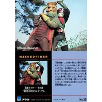 Trading Card (No.36[ノーマル]：仮面ライダー対ヒルゲリラ)