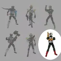 Trading Figure - Kamen Rider Kiva / Kamen Rider V3 & Kamen Rider Ixa