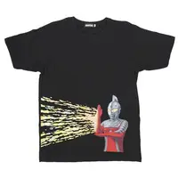 Clothes - T-shirts (ウルトラマンセブン 光線Tシャツ ブラック Lサイズ 「ウルトラマン」) Size-L