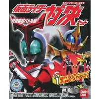 Trading Figure (No.1 カブト(ハイパーフォーム)VSコーカサス 仮面ライダー対決セット 時空超越バトル編 プレイヒーローVSシリーズ)