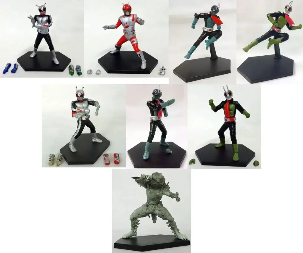 Trading Figure - Kamen Rider 555 / Wolf Orphnoch & Kamen Rider 2 & Kamen Rider 1
