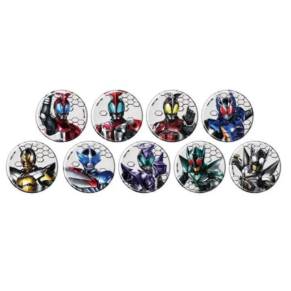 USED) Badge - Kamen Rider Kabuto (全9種セット 「缶バッジ 仮面