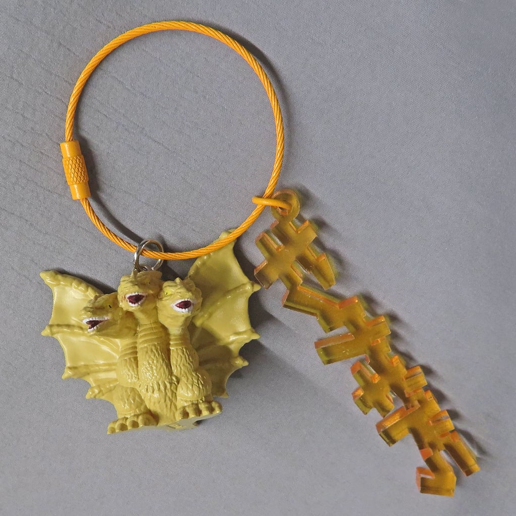 Key Chain - Godzilla / King Ghidorah (キングギドラ 立体マスコット