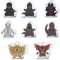 Acrylic Block - Acrylic stand - Godzilla / King Ghidorah & Destoroyah & SpaceGodzilla & Mechagodzilla