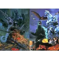 Plastic Sheet - Stationery - Godzilla / Mechagodzilla
